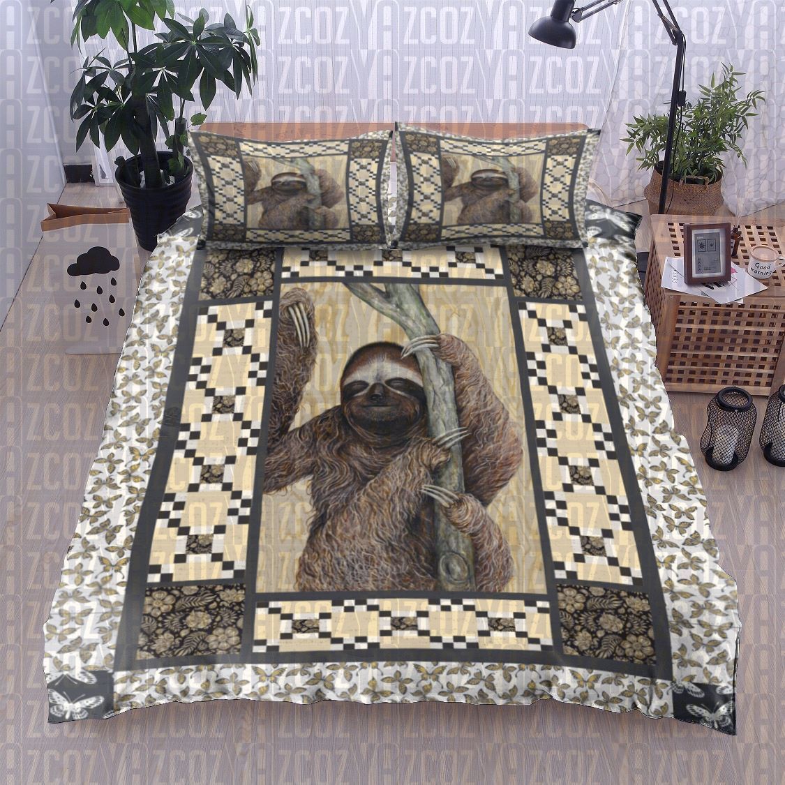 Sloth Bedding Set