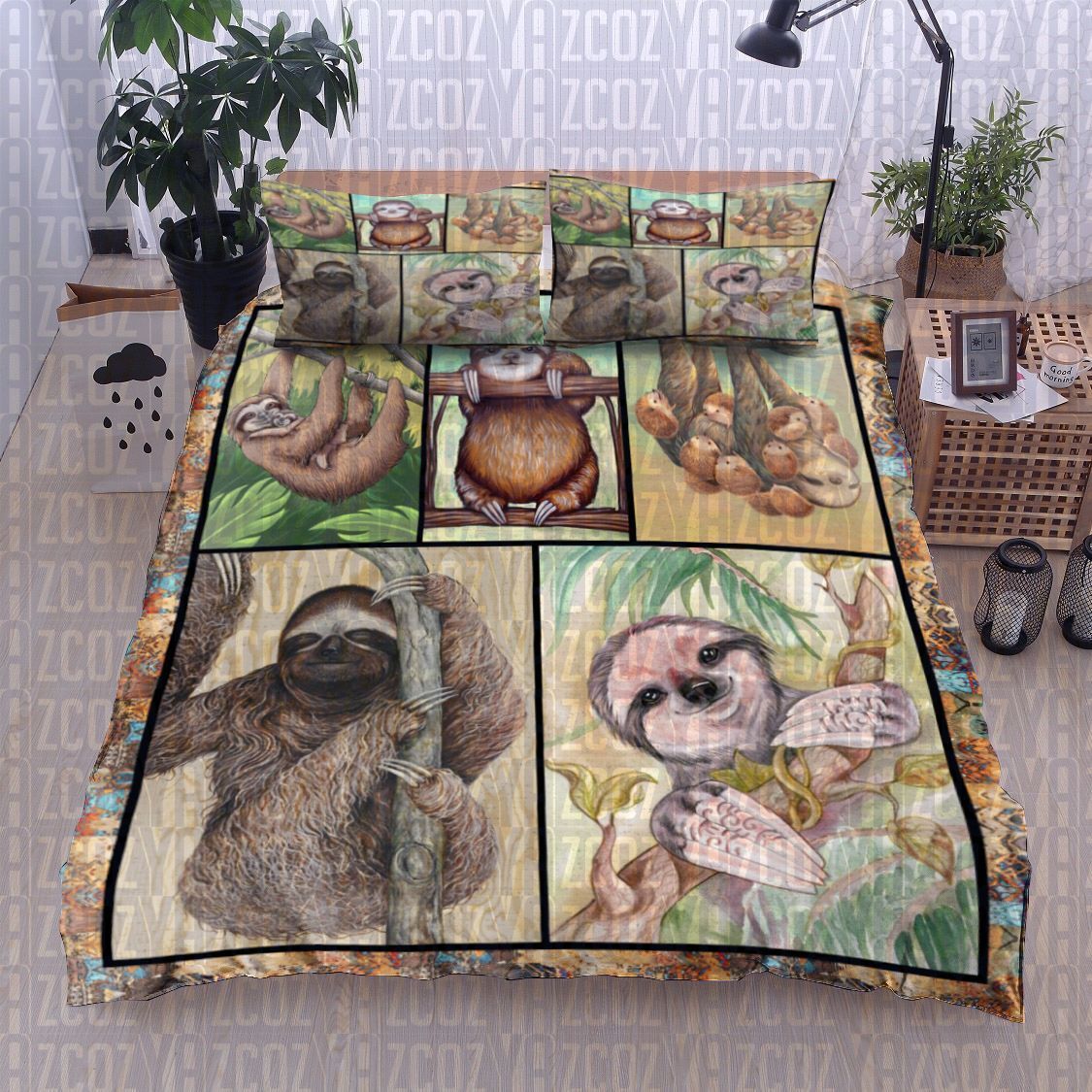 Sloth Bedding Set