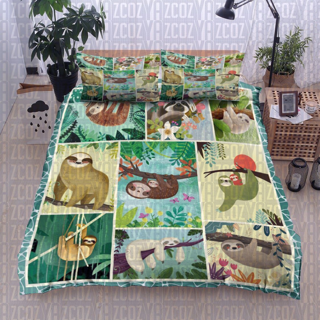 Sloth Bedding Set