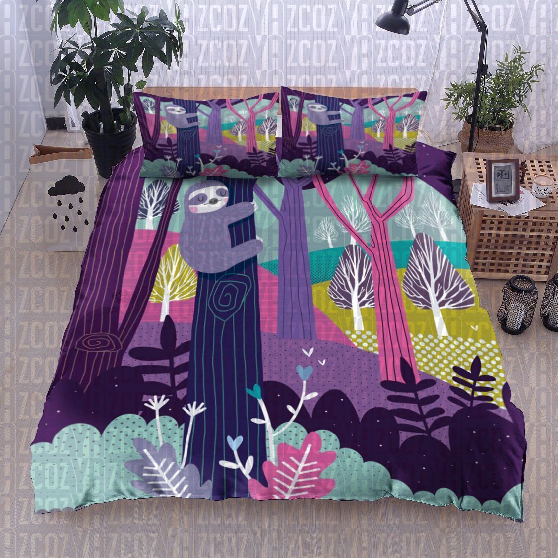 Sloth Bedding Set