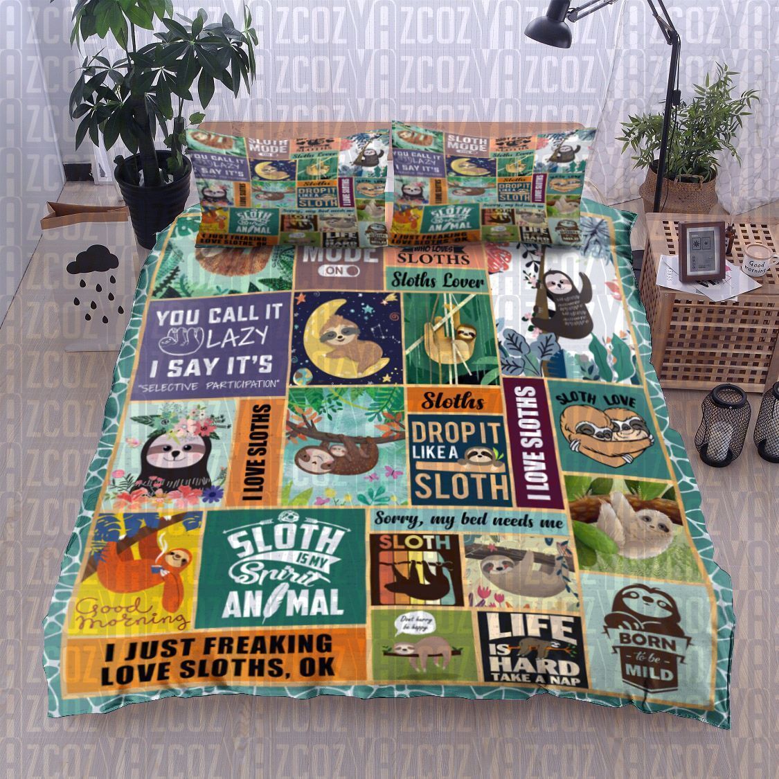 Sloth Bedding Set