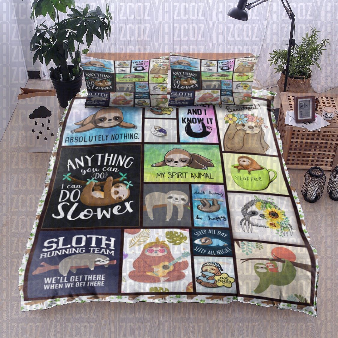 Sloth Bedding Set