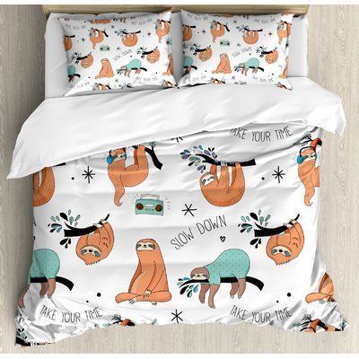 Sloth Bedding Set