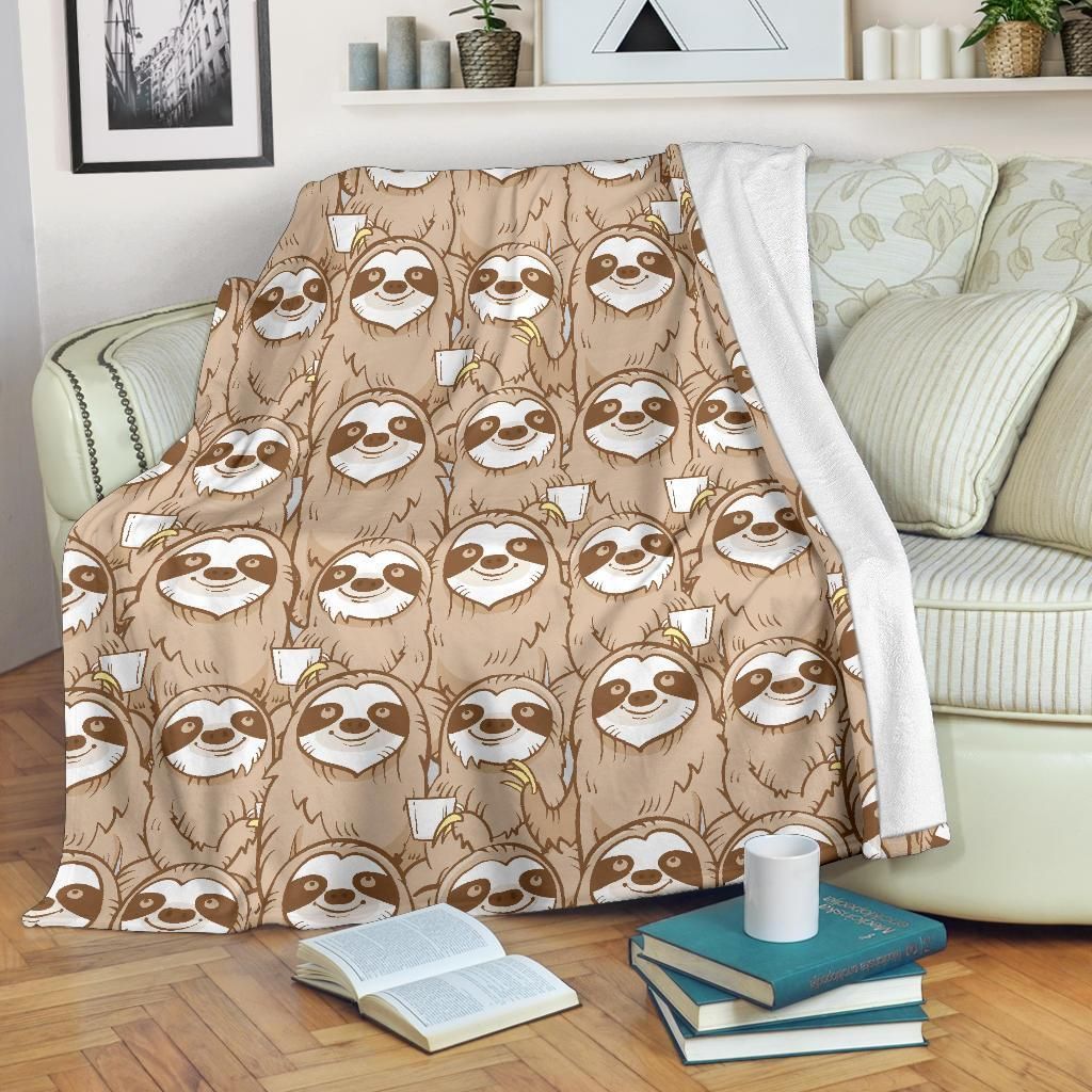 Sloth Sherpa Fleece