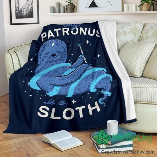 Sloth Sherpa Fleece Blanket