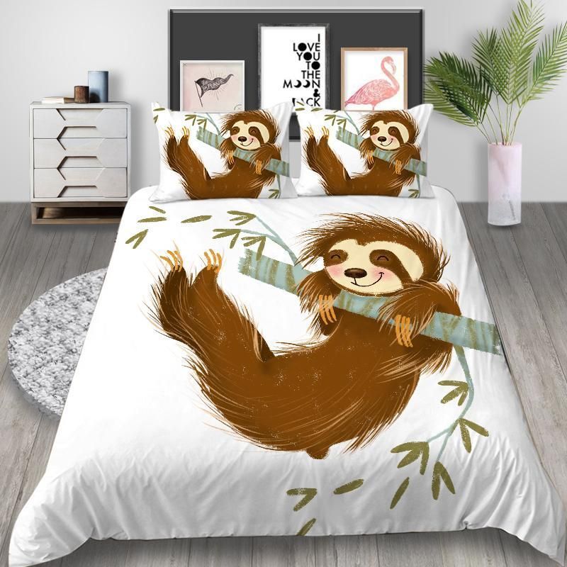 Sloth Cute Cartoon Bedding Set