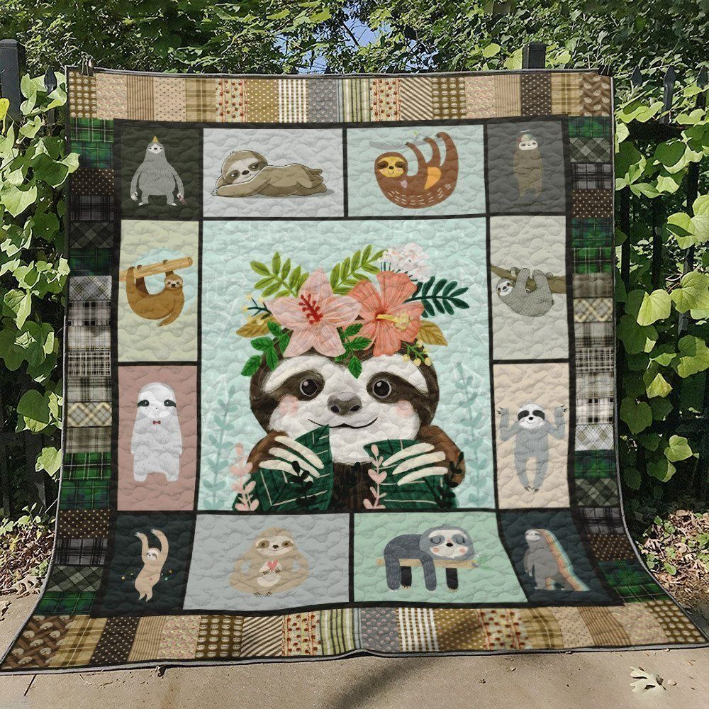 Sloth D010778 Quilt Blanket