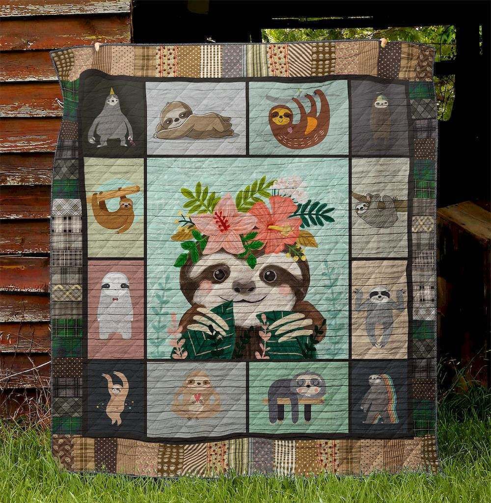 Sloth D9071 Quilt Blanket