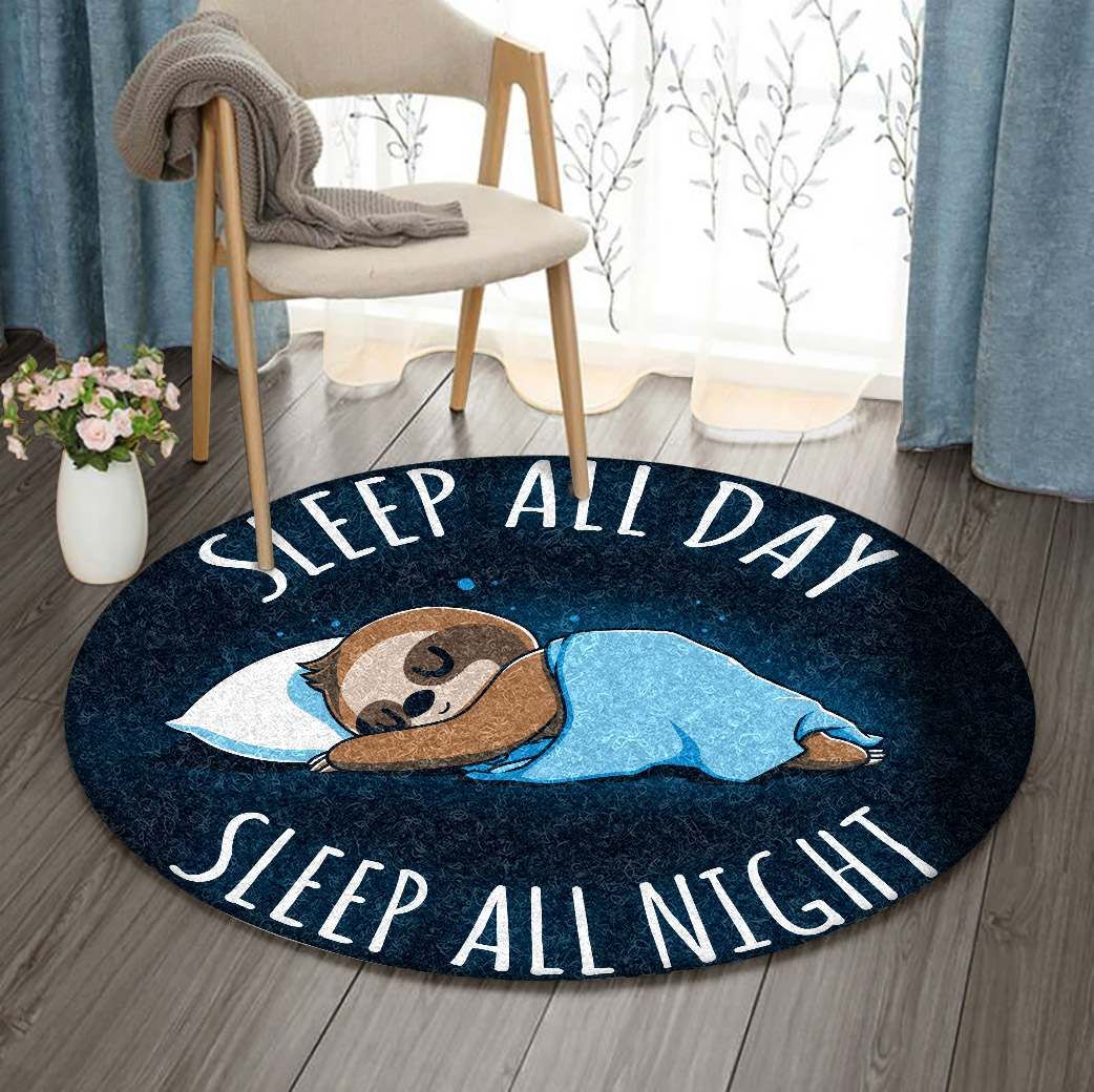 Sloth Round Carpet