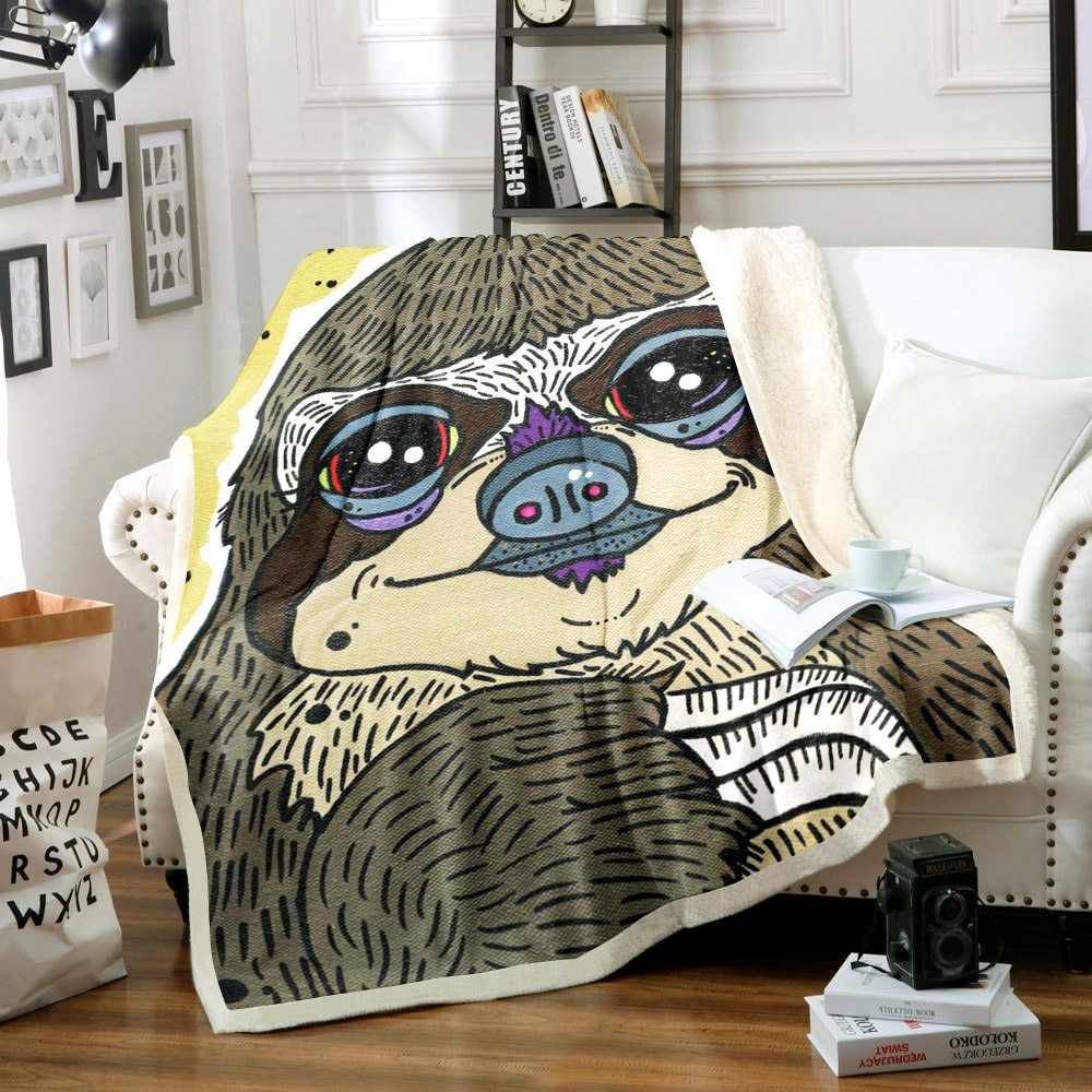 Sloth Sherpa Fleece