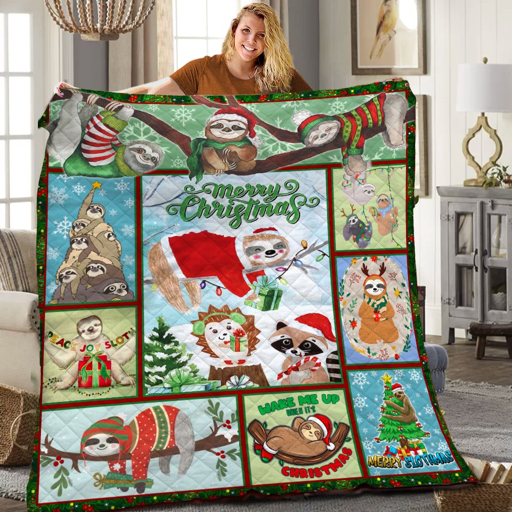 Sloth HHH111109TN Quilt Blanket