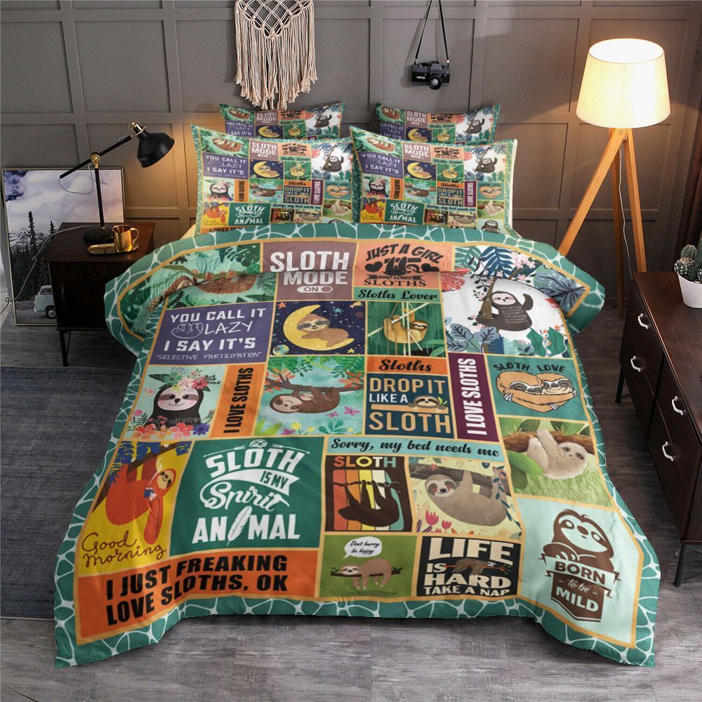 Sloth Bedding Set