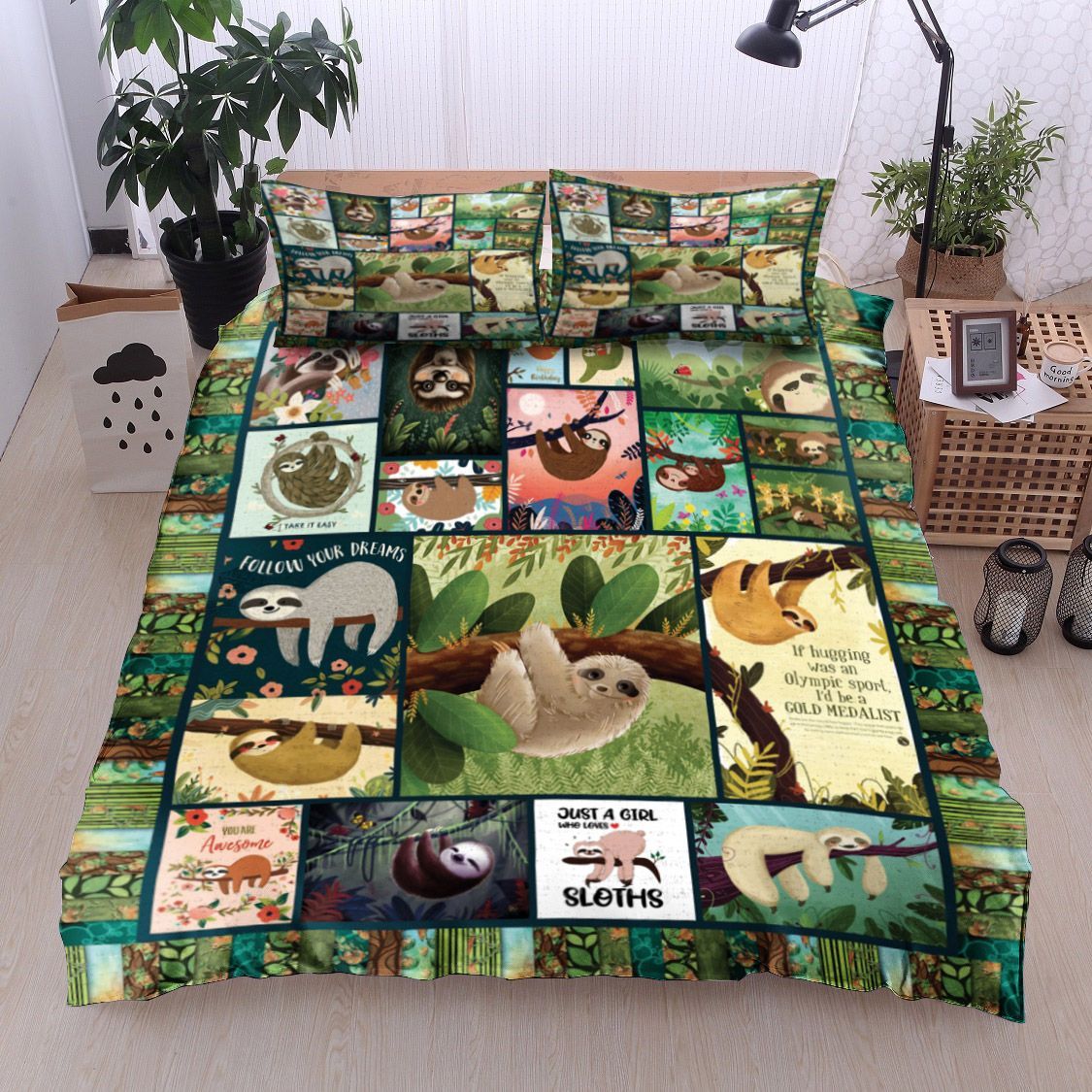Sloth Bedding Set