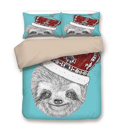 Sloth King Bedding Set