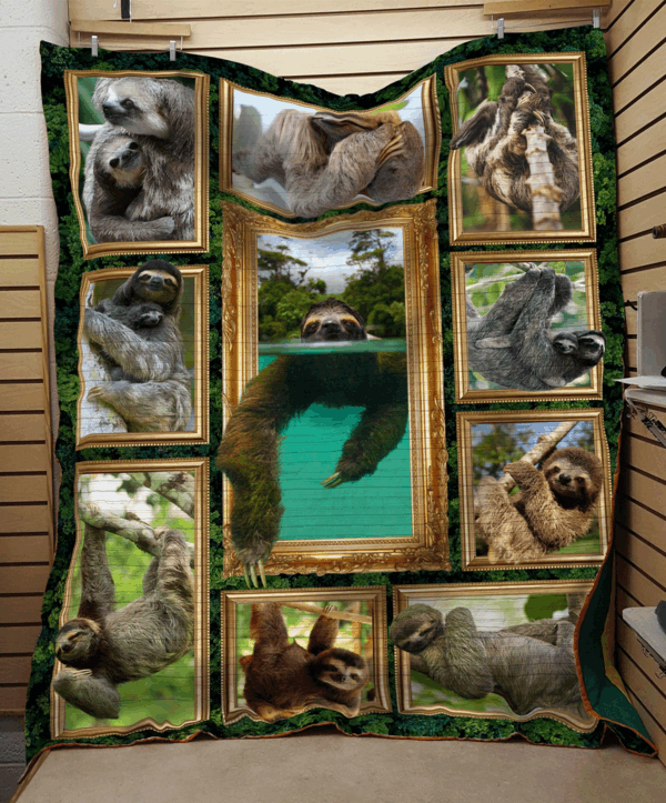 Sloth Love Quilt Blanket DHC150120604TD