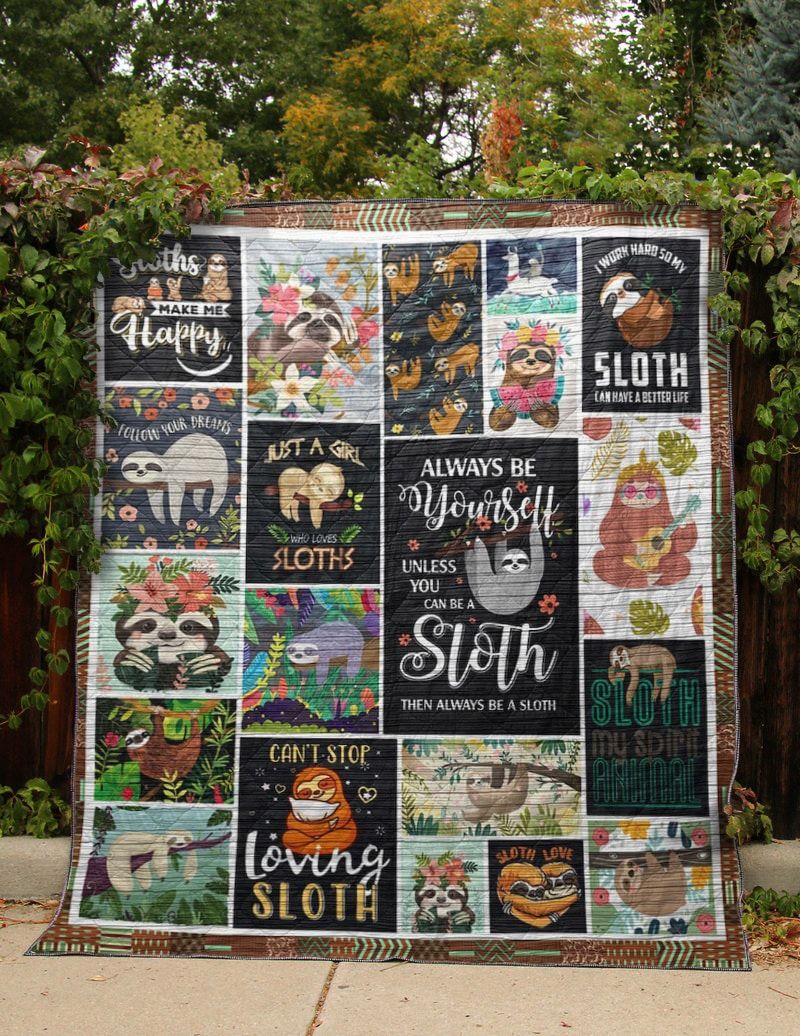 Sloth Loving Sloth Quilt Blanket DHC31121331TD