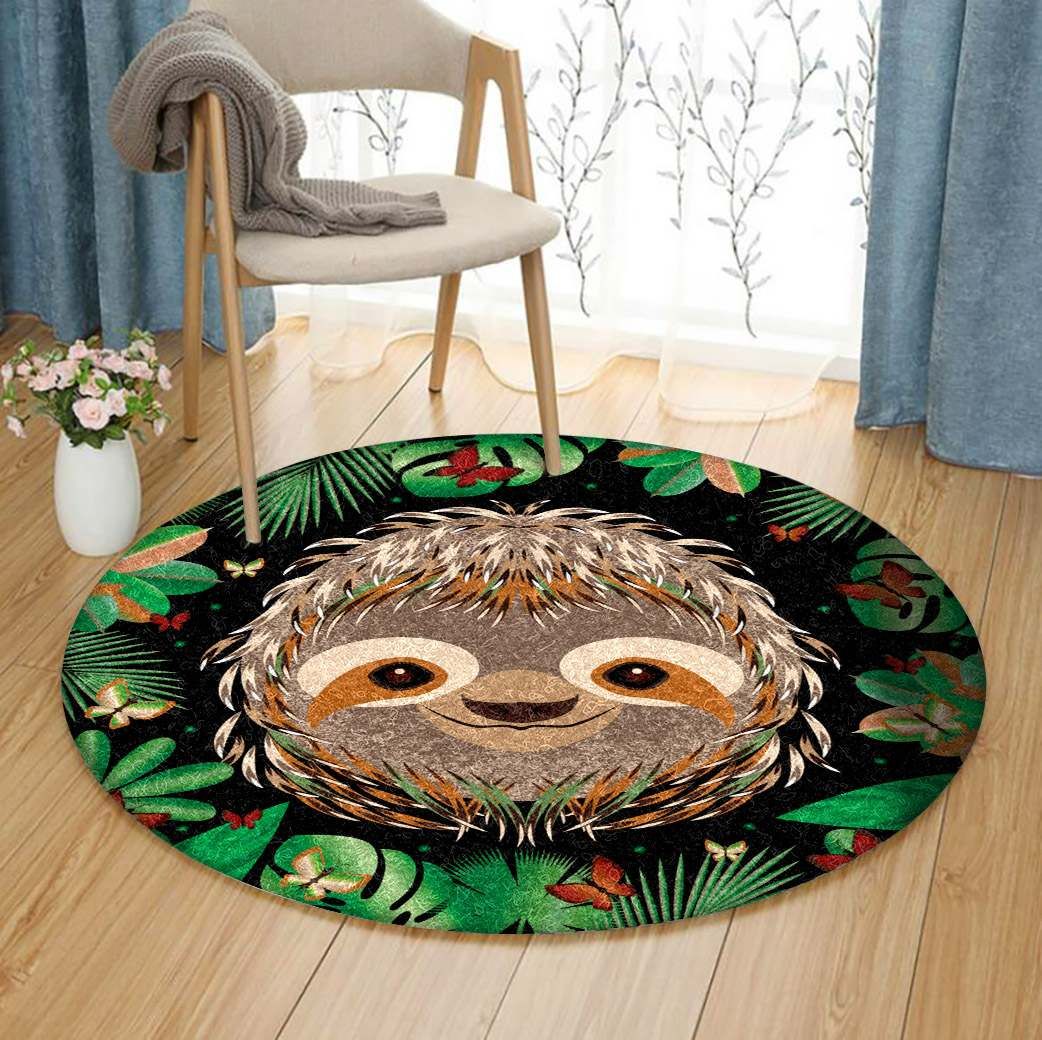 Sloth Round Carpet