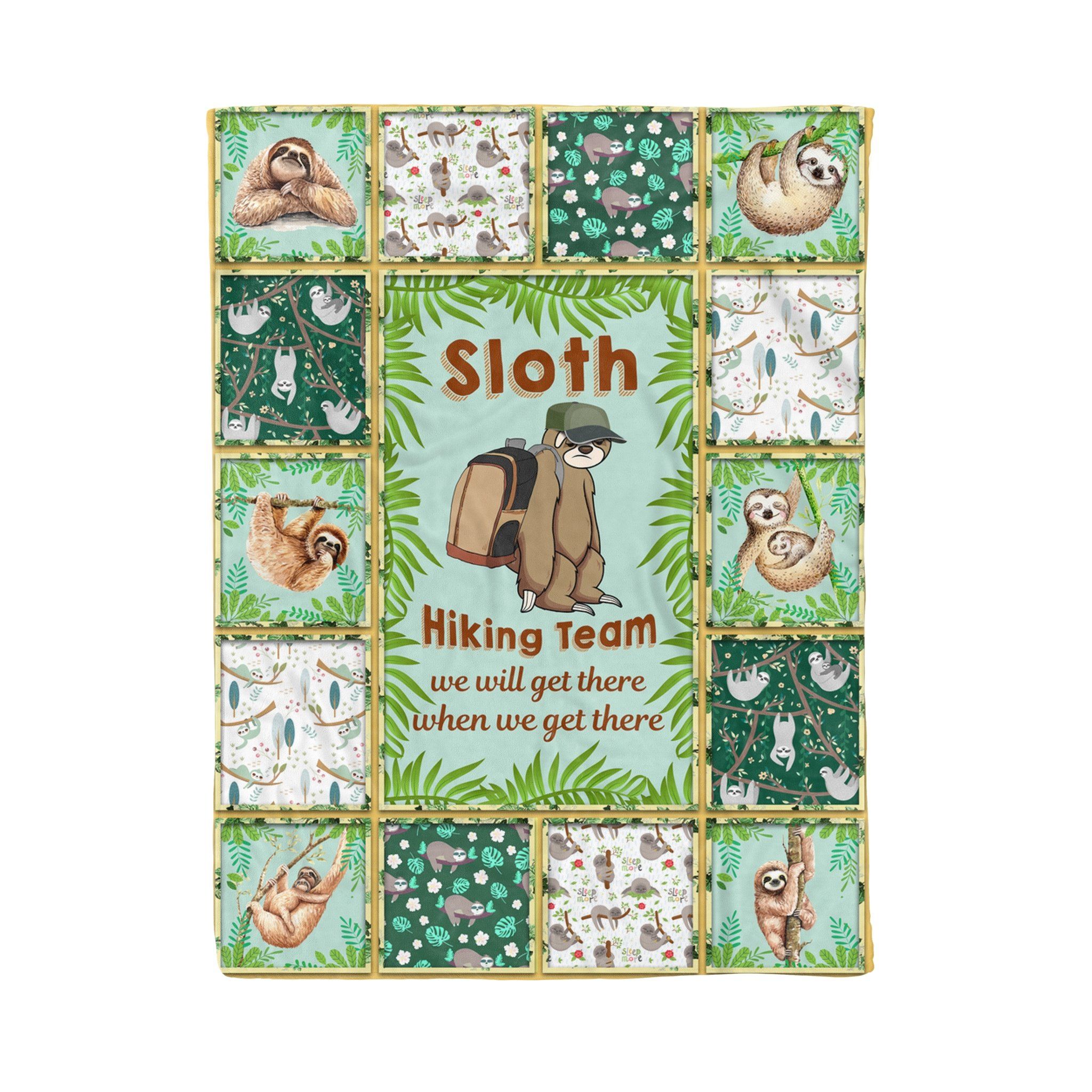 Sloth Fleece Blanket