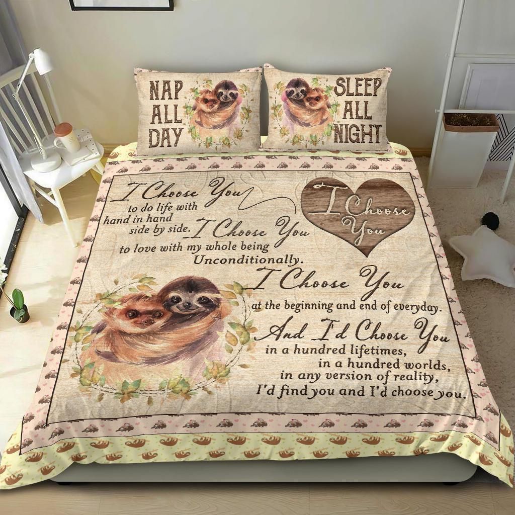 Sloth Bedding Set
