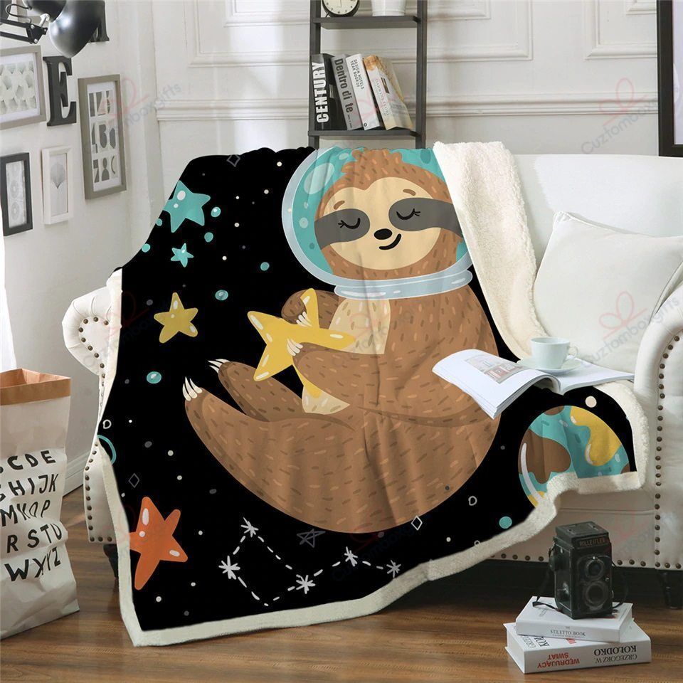 Sloth Fleece Blanket