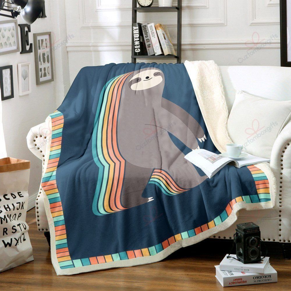 Sloth Fleece Blanket