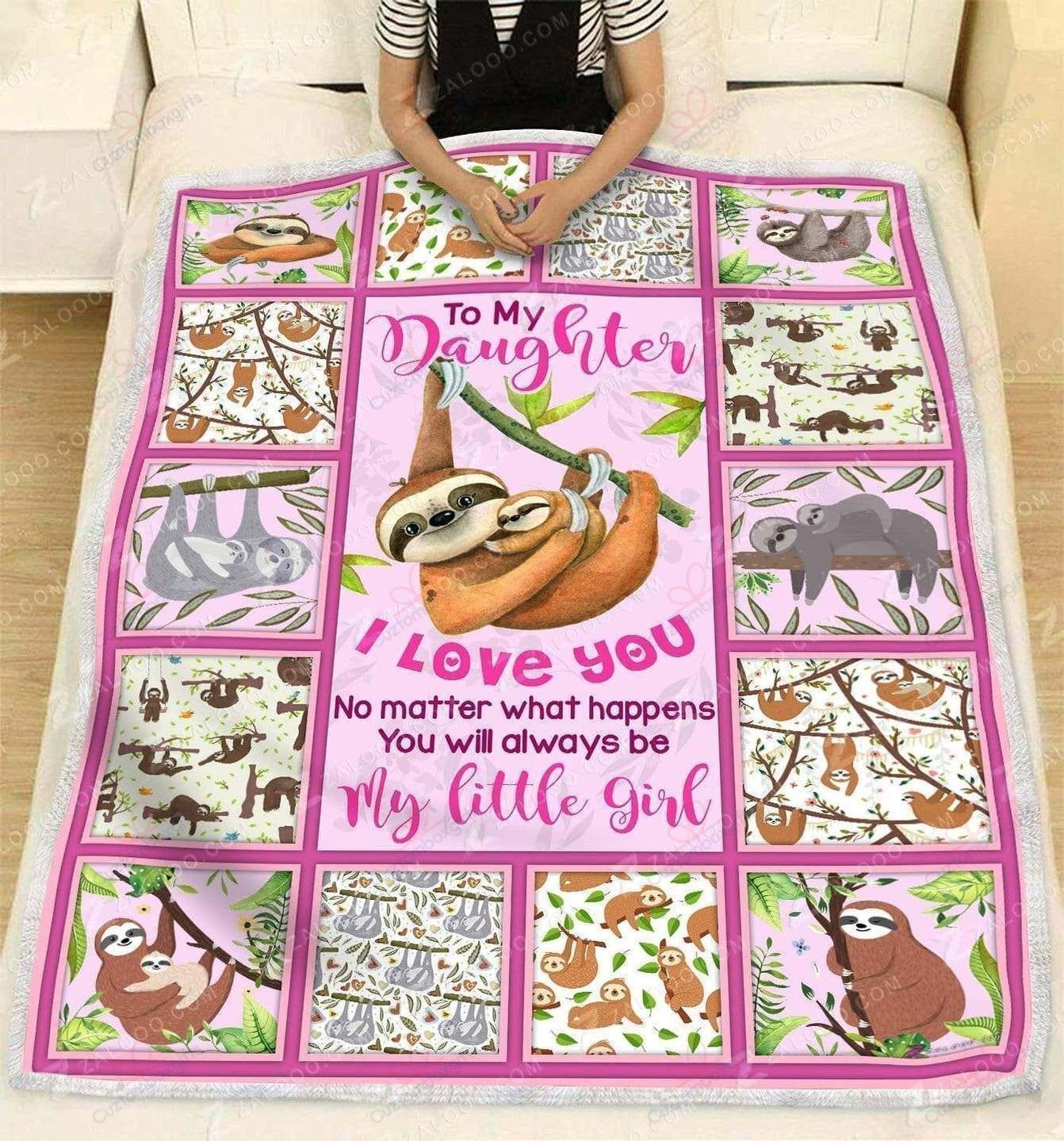 Sloth Fleece Blanket