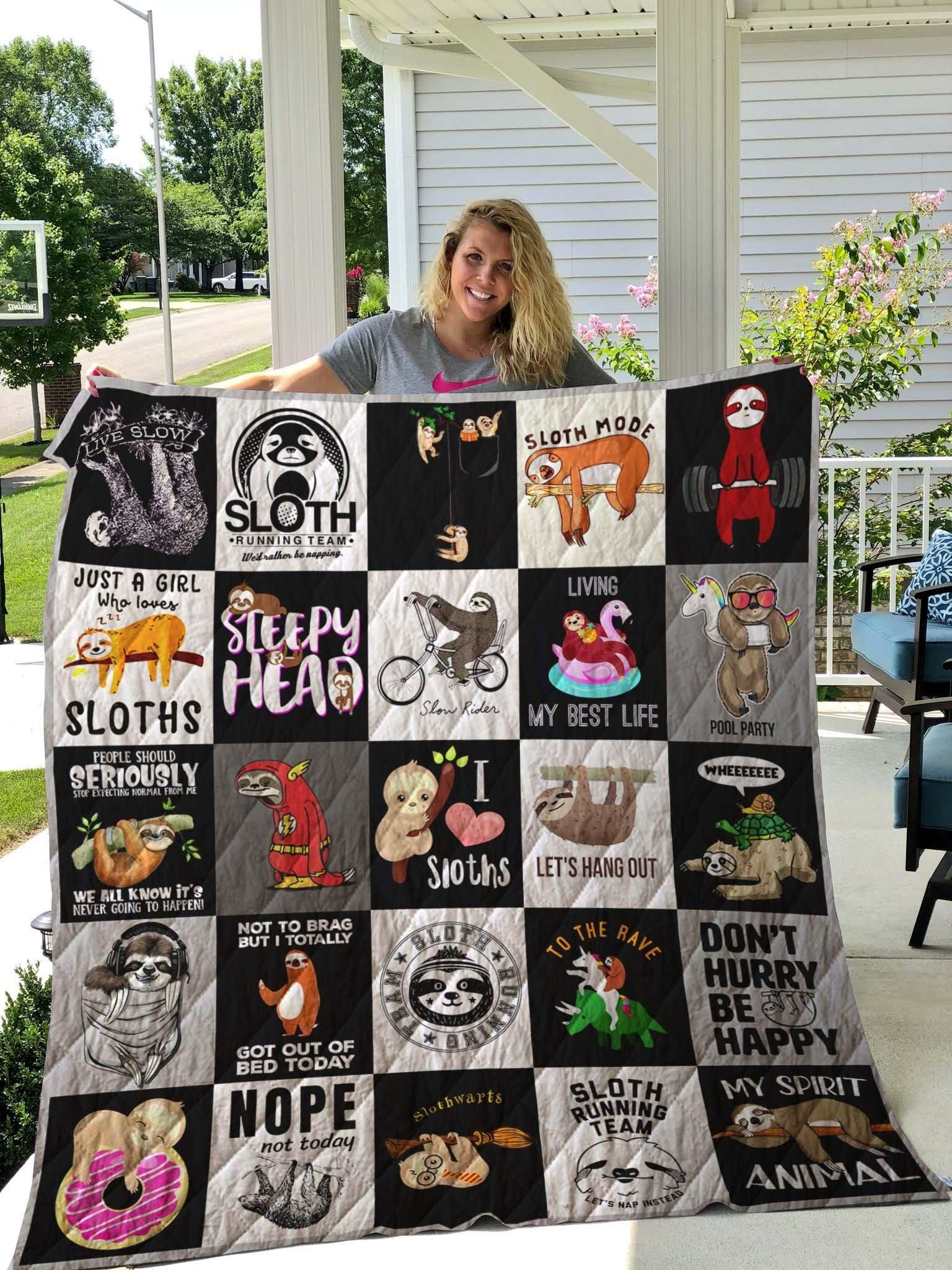 Sloth MMC2410115 Quilt Blanket