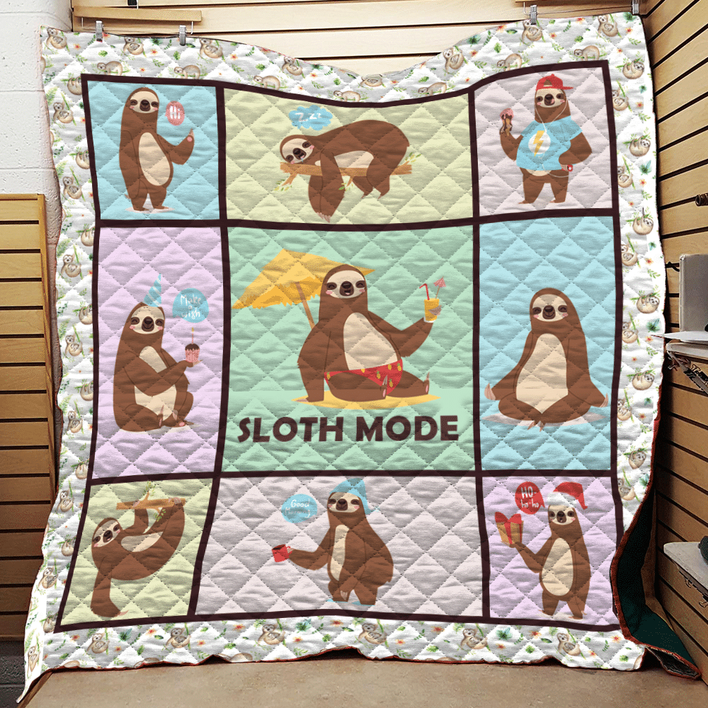Sloth Mode Quilt Blanket HHC2402798TH