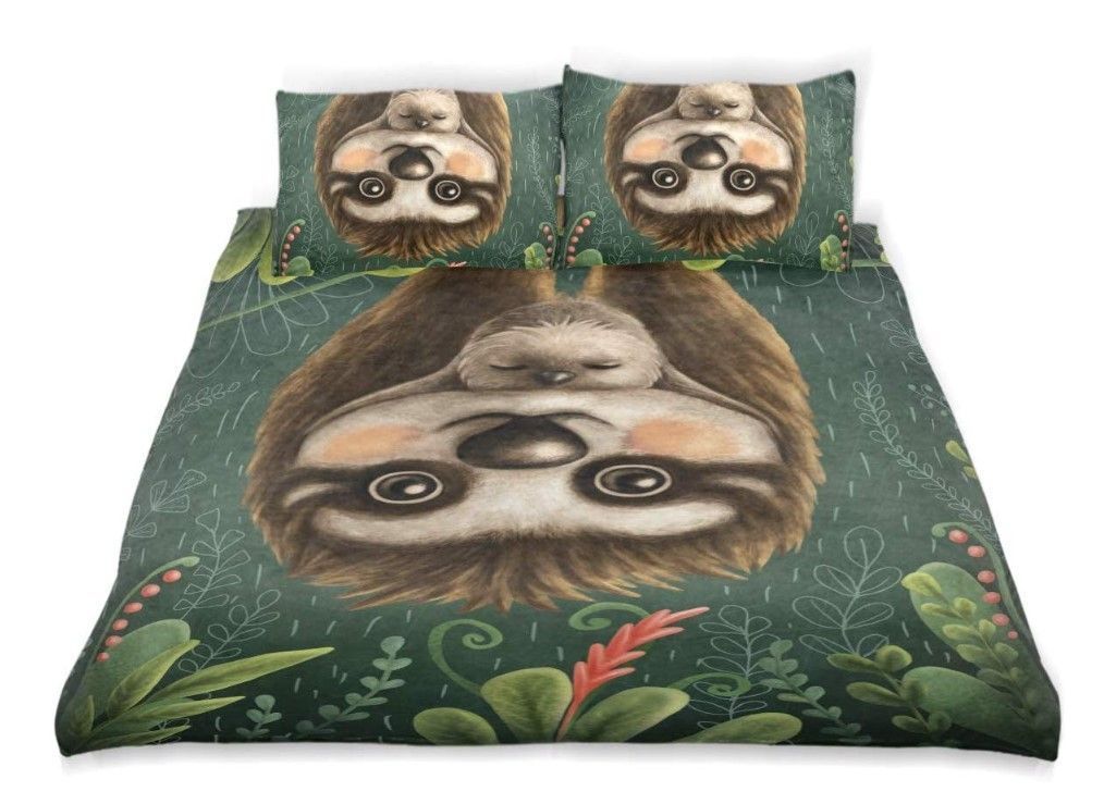 Sloth Mom Bedding Set