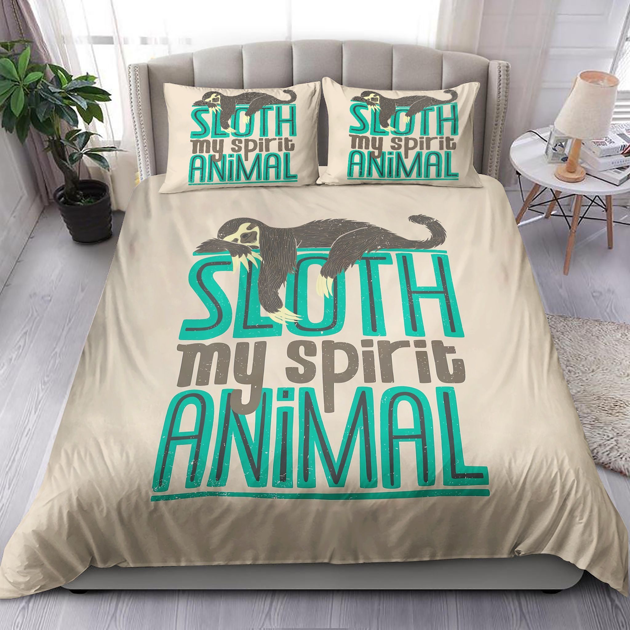 Sloth My Spirit Animal Bedding Set
