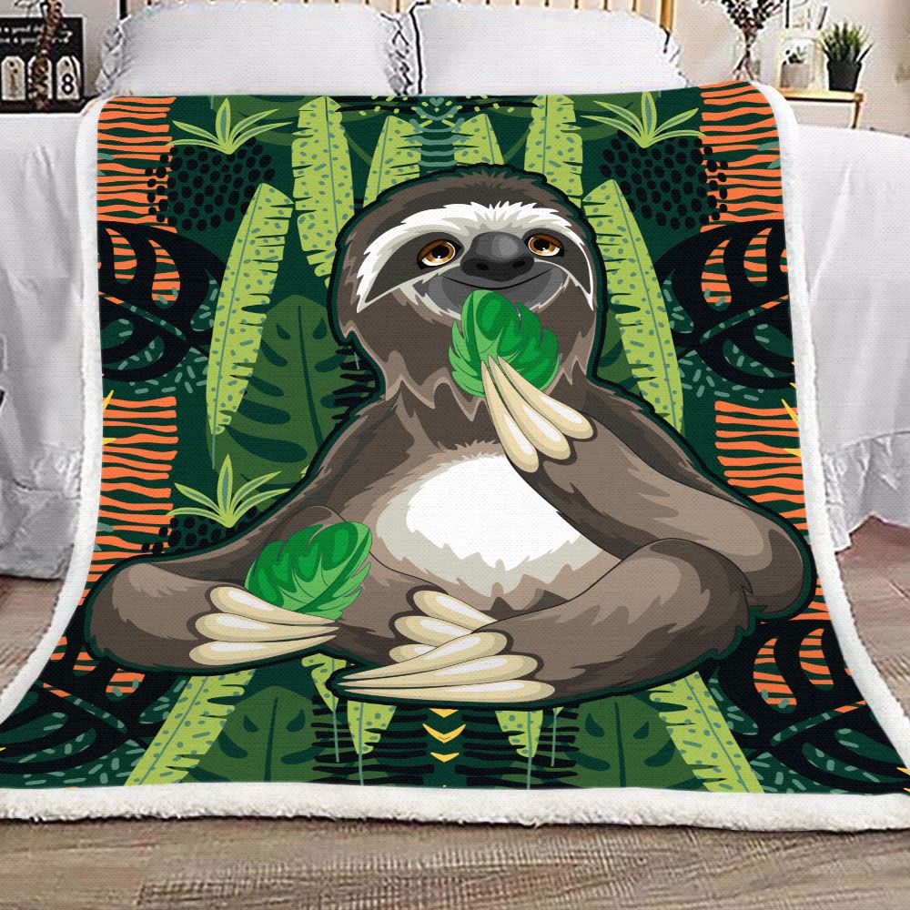 Sloth Fleece Blanket