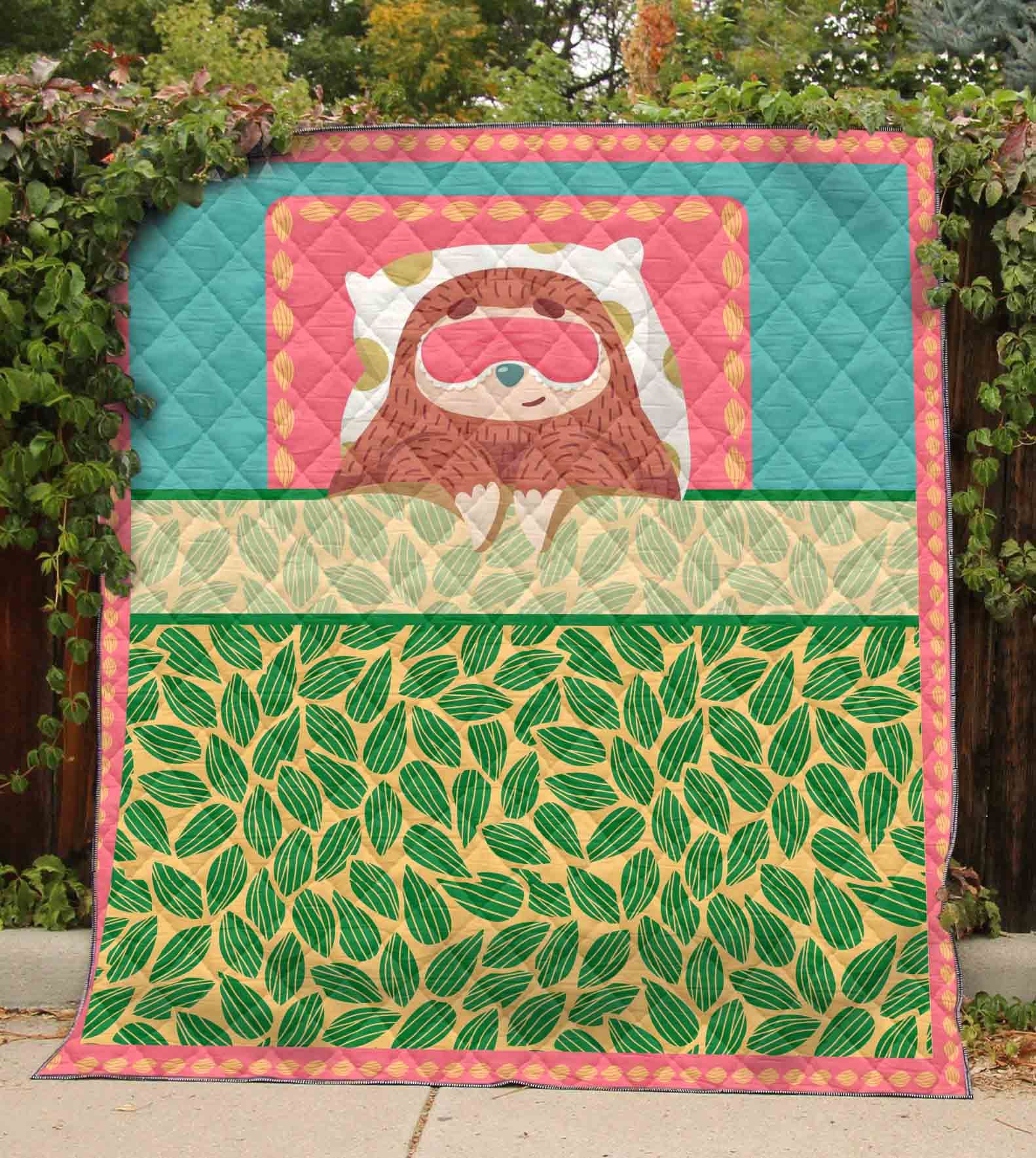 Sloth Printed Quilt Blanket DHC1501571VT