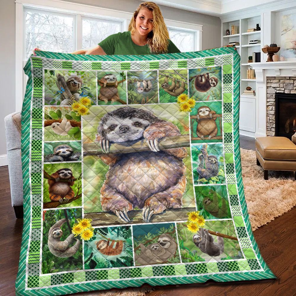 Sloth Quilt Blanket BBB070236SM