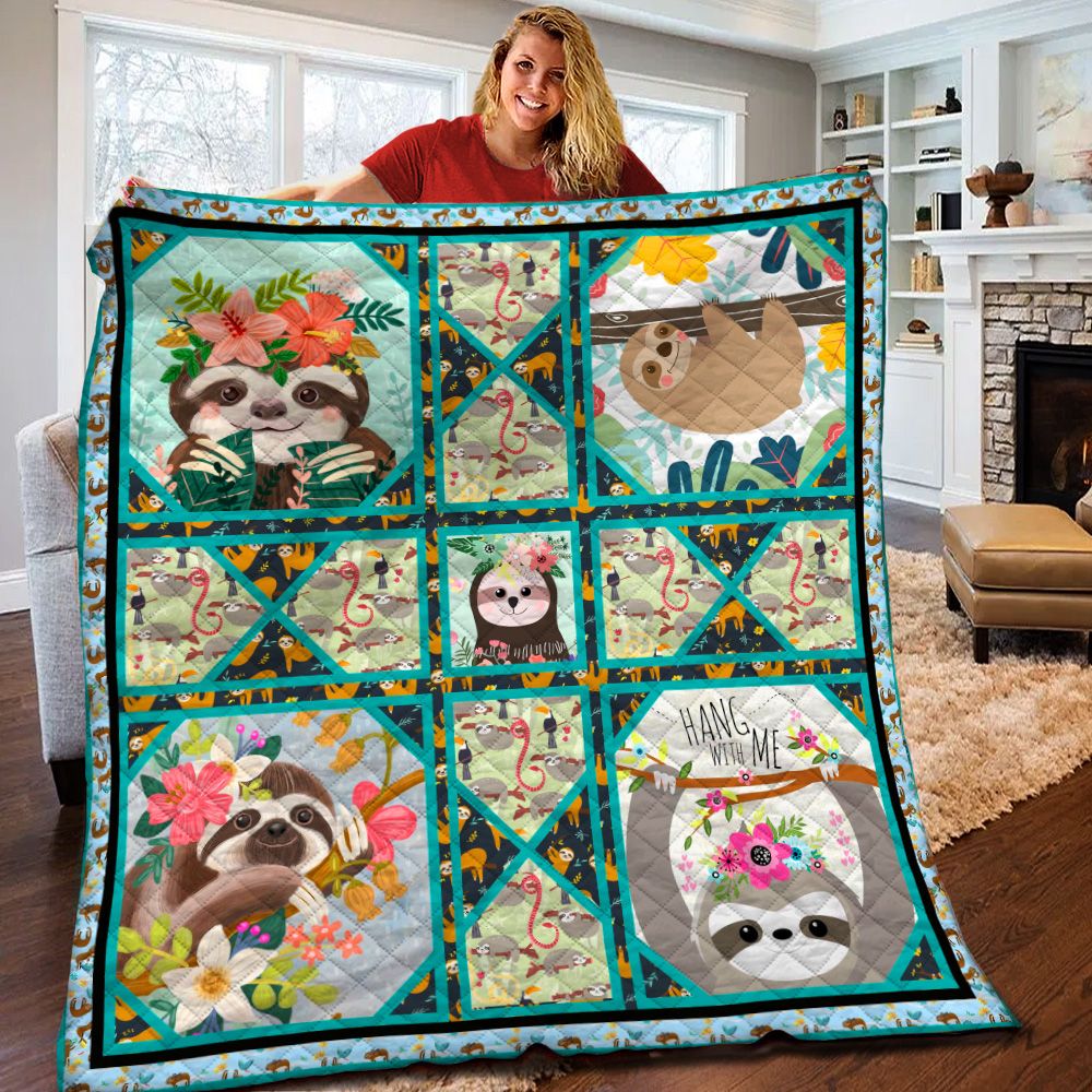 Sloth Quilt Blanket BBB070259HT