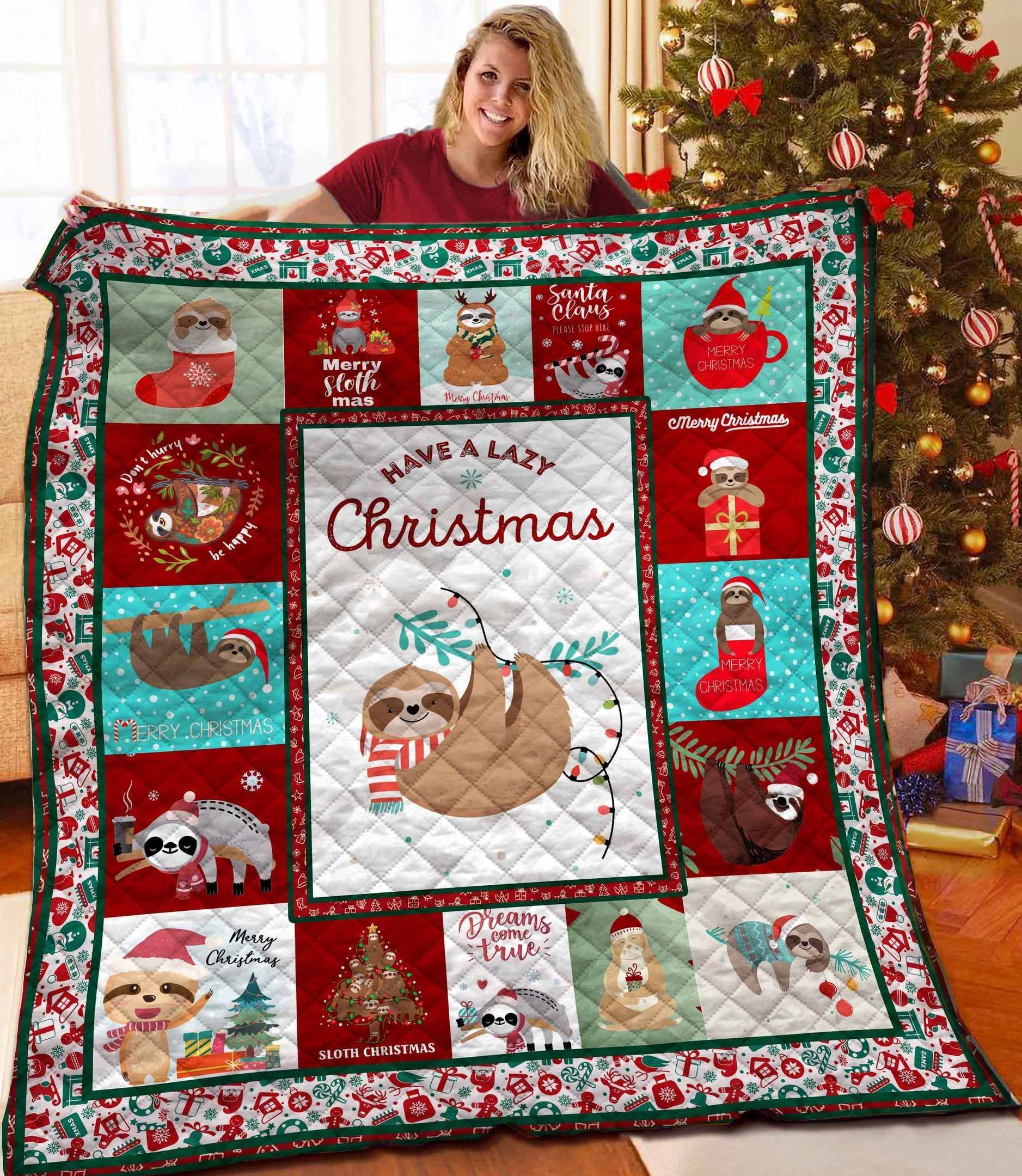 Sloth Quilt Blanket BBB071128HT