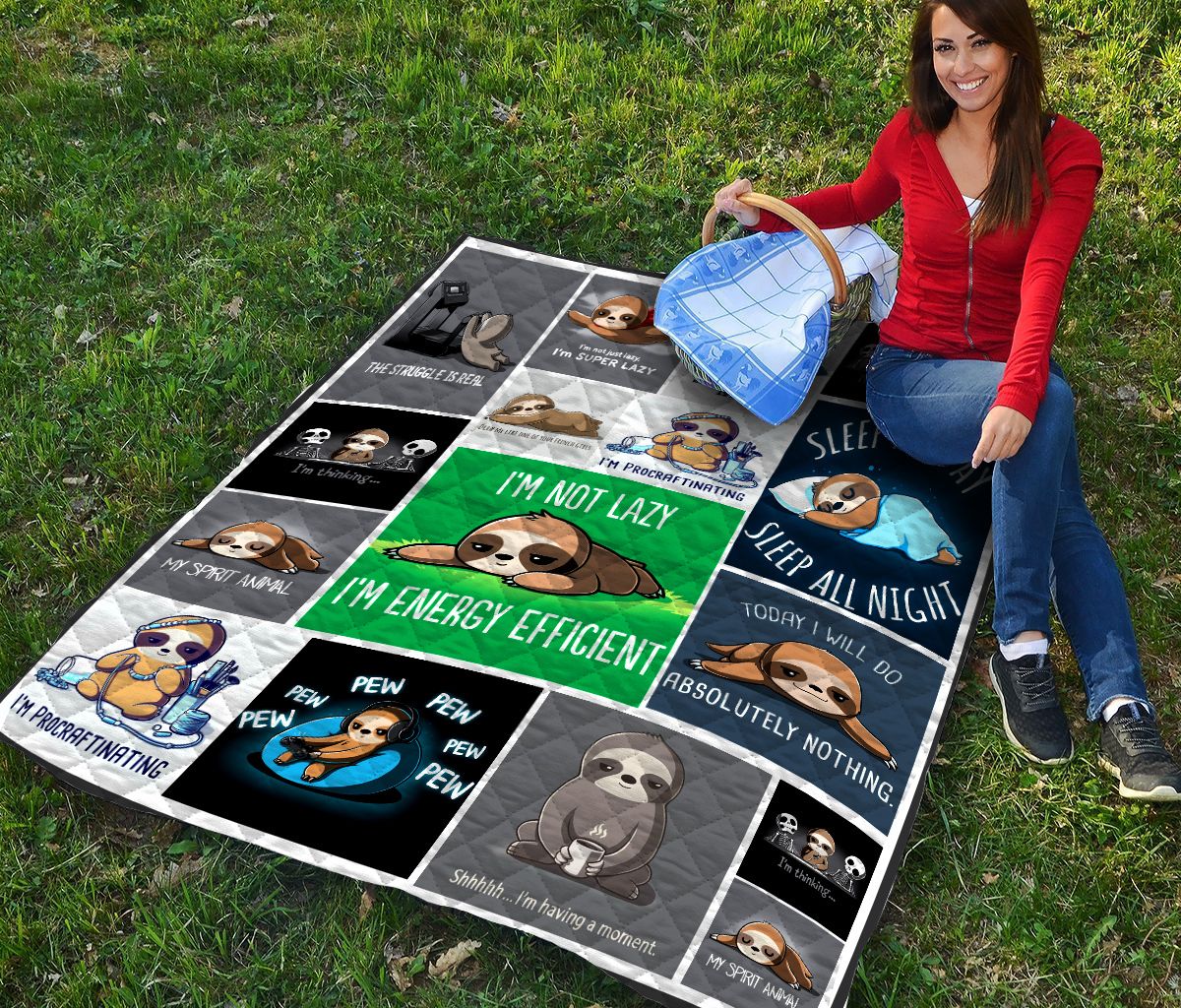 Sloth Quilt Blanket DHC1301591VT
