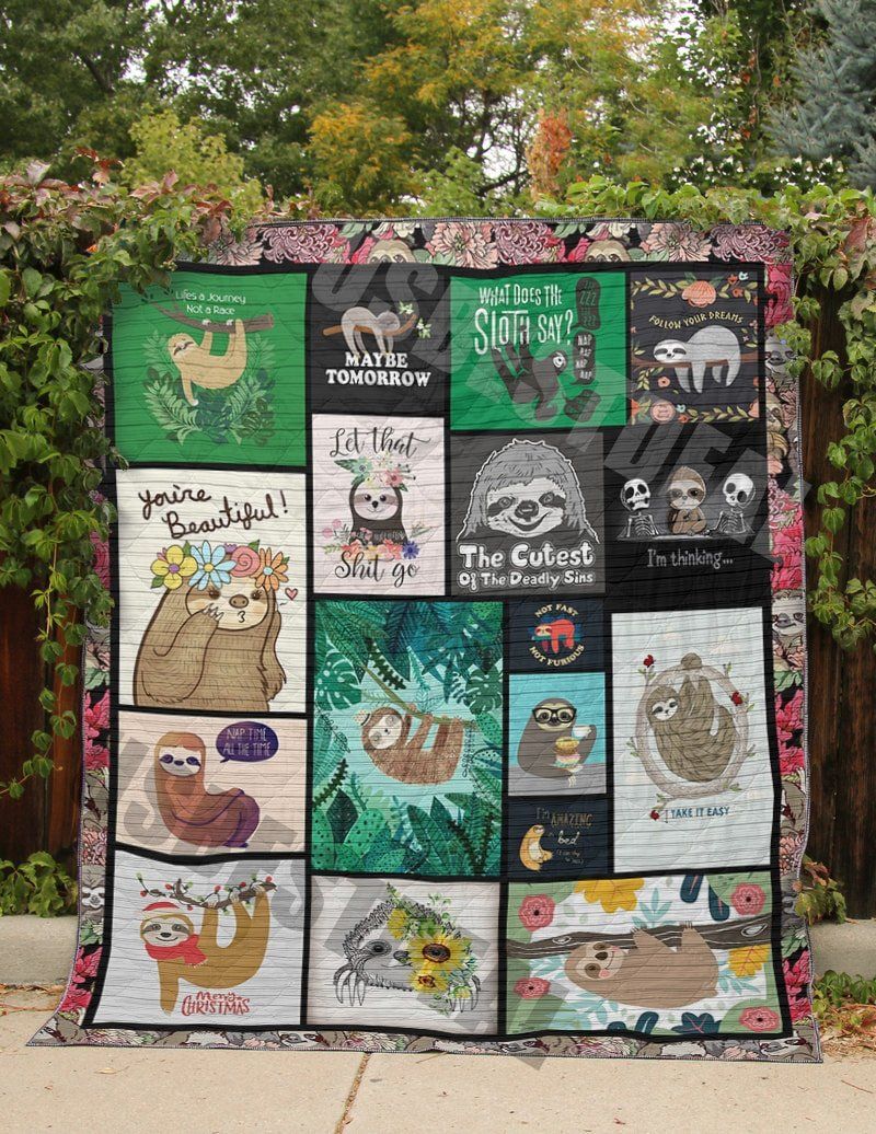 Sloth Quilt Blanket DHC13122732VT
