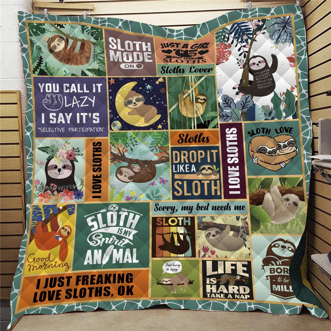 Sloth Quilt Blanket DHC1312480VT