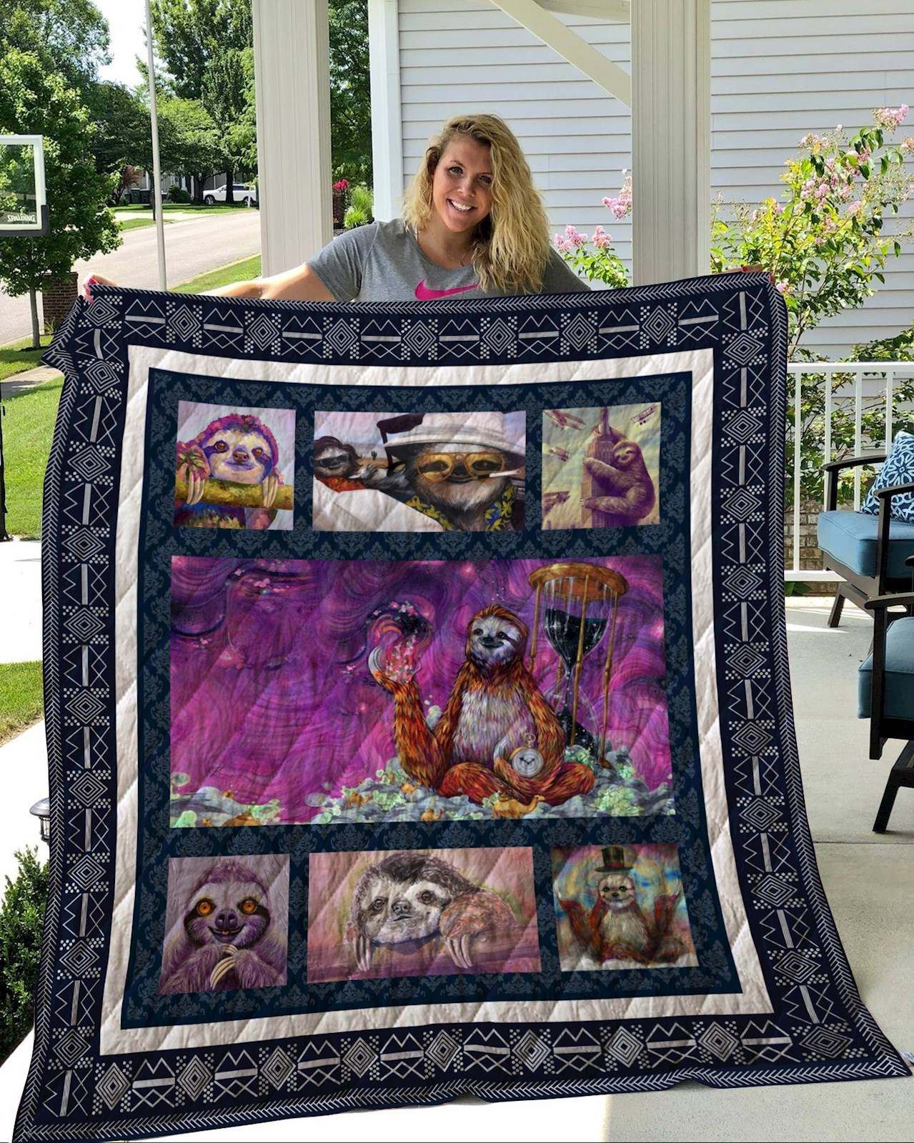 Sloth Quilt Blanket DHC2911290VT