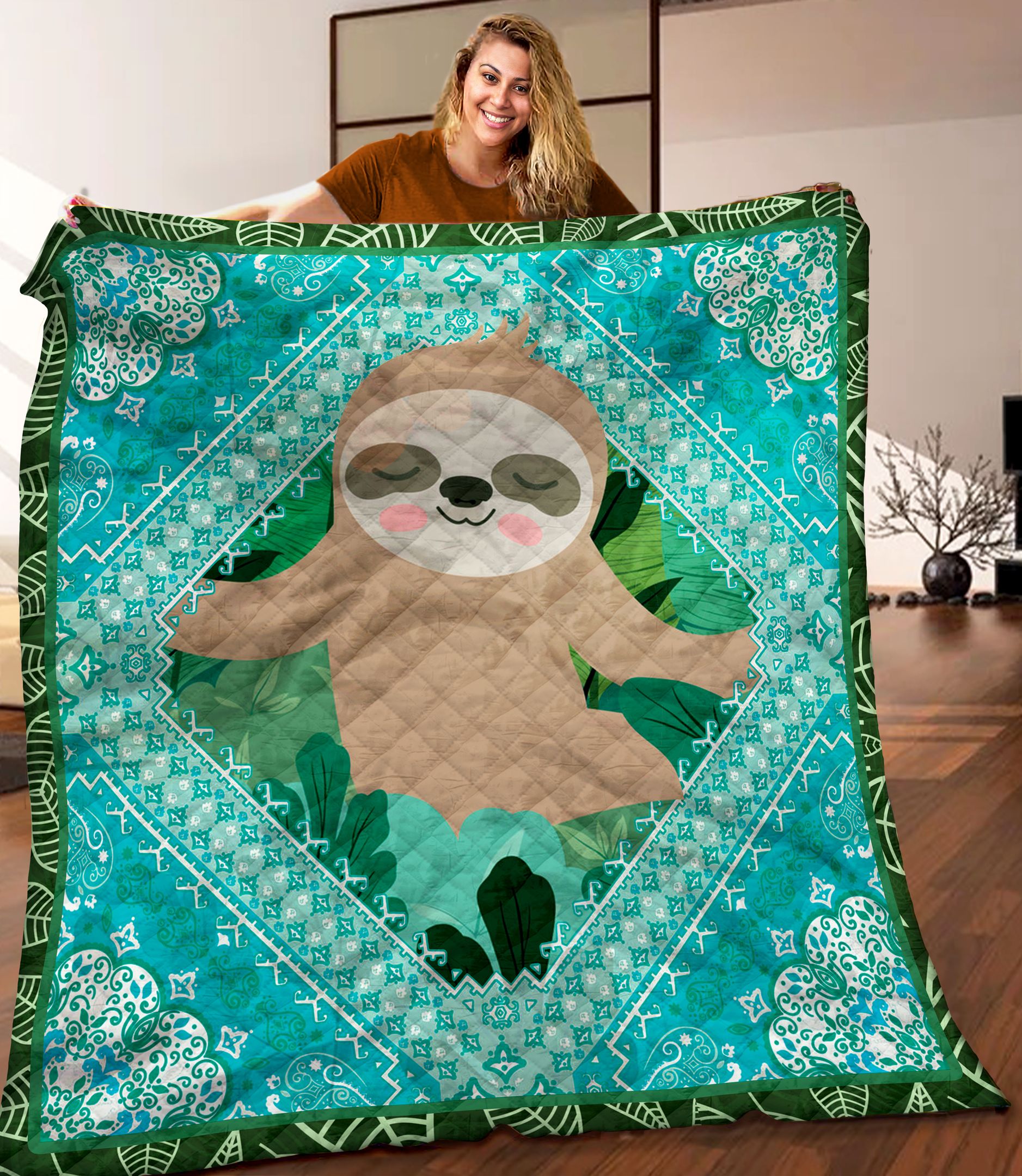 Sloth Quilt DTH090702HD
