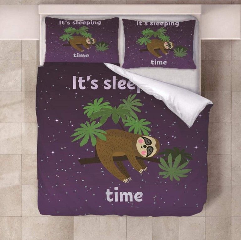 Sloth Sleep Time Bedding Set