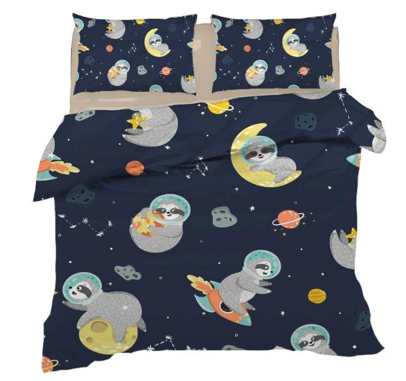 Sloth Space Bedding Set