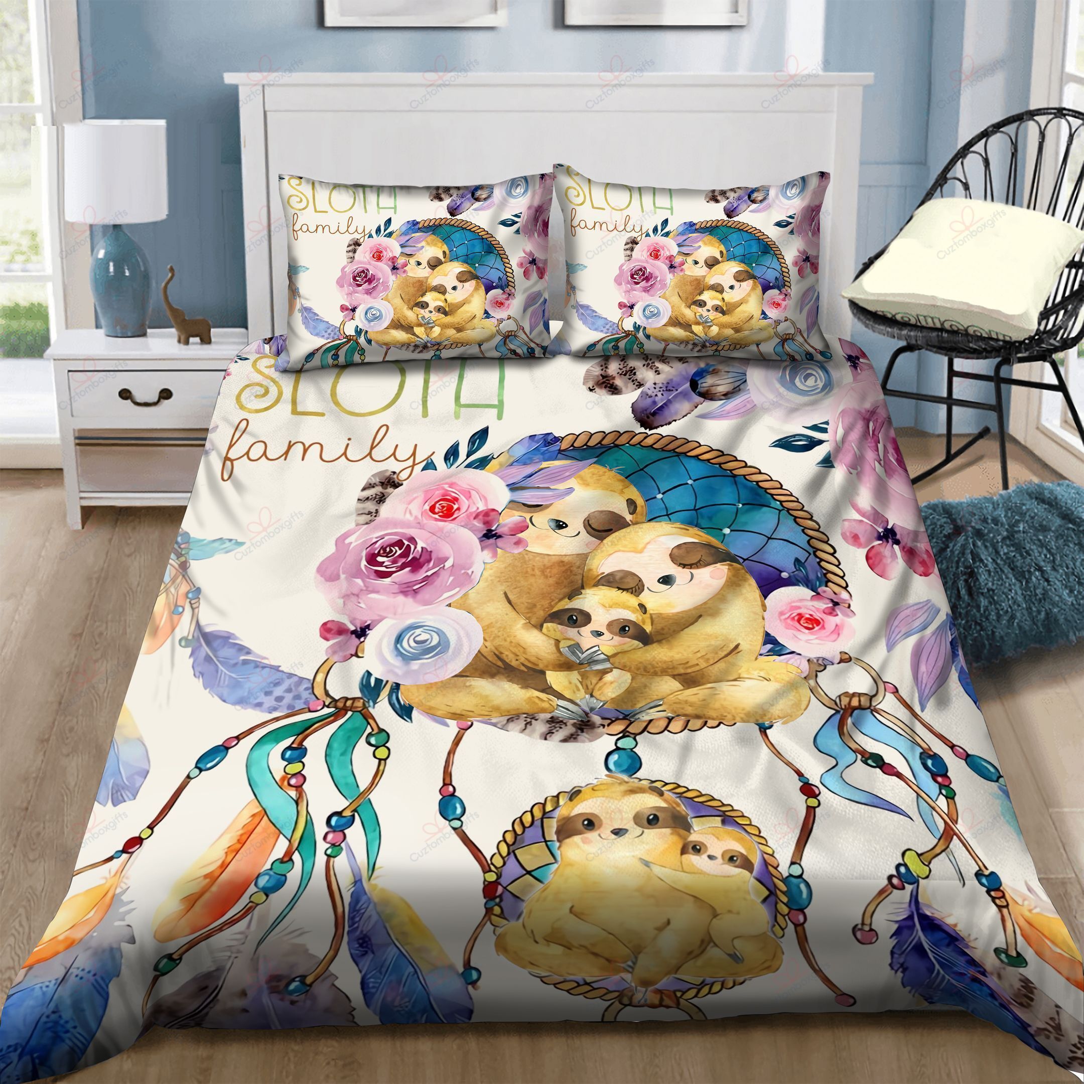 Sloth Bedding Set