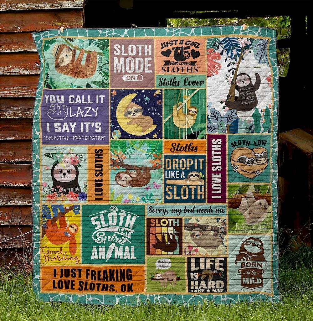 Sloth TNT0204 14 Quilt Blanket