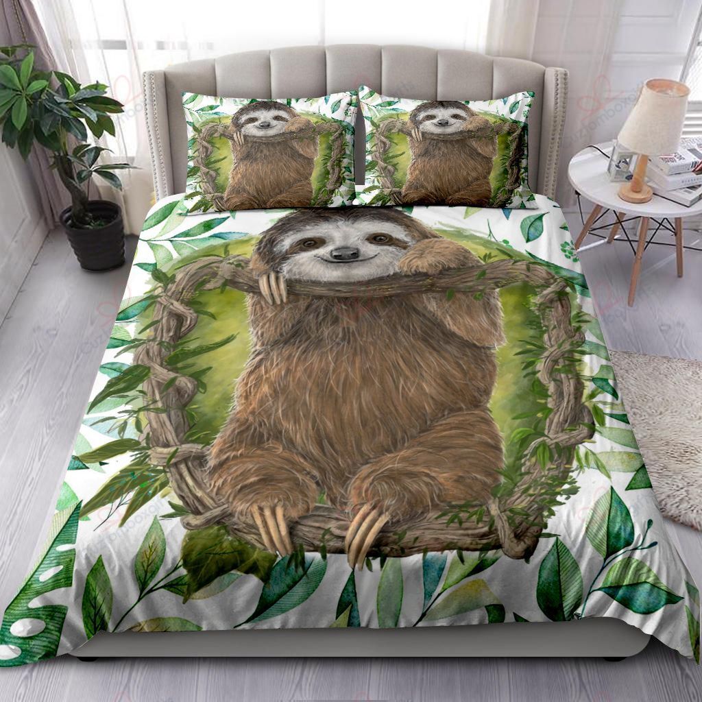 Sloth Too Lazy To Stop Being Lazy Bedding Set