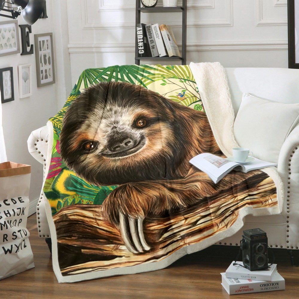 Sloth Sherpa Fleece