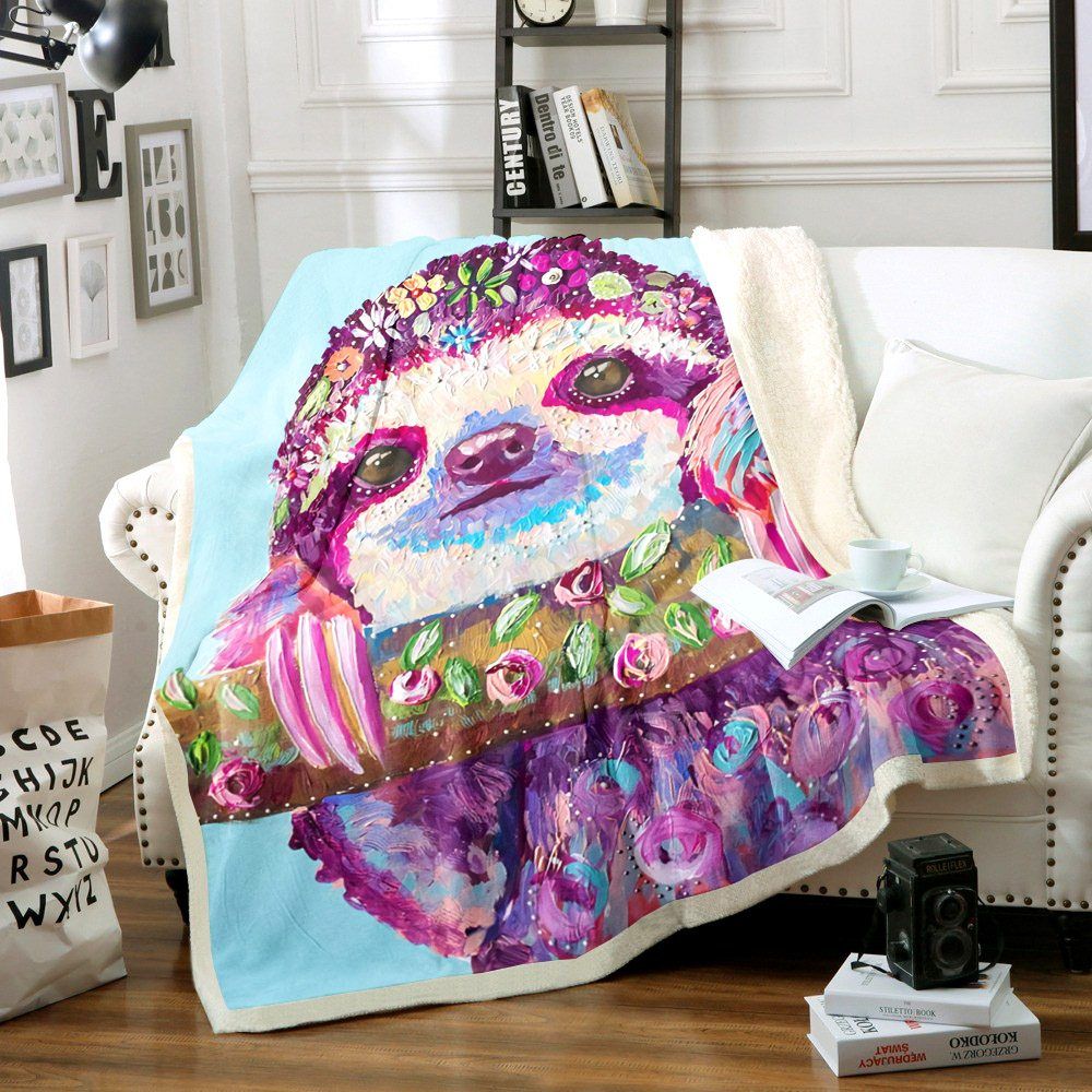 Sloth Sherpa Fleece