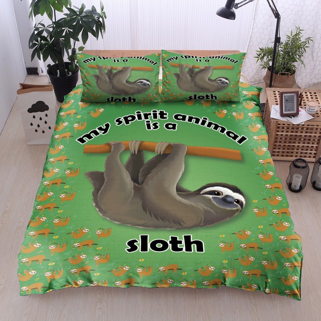 Sloth Bedding Set
