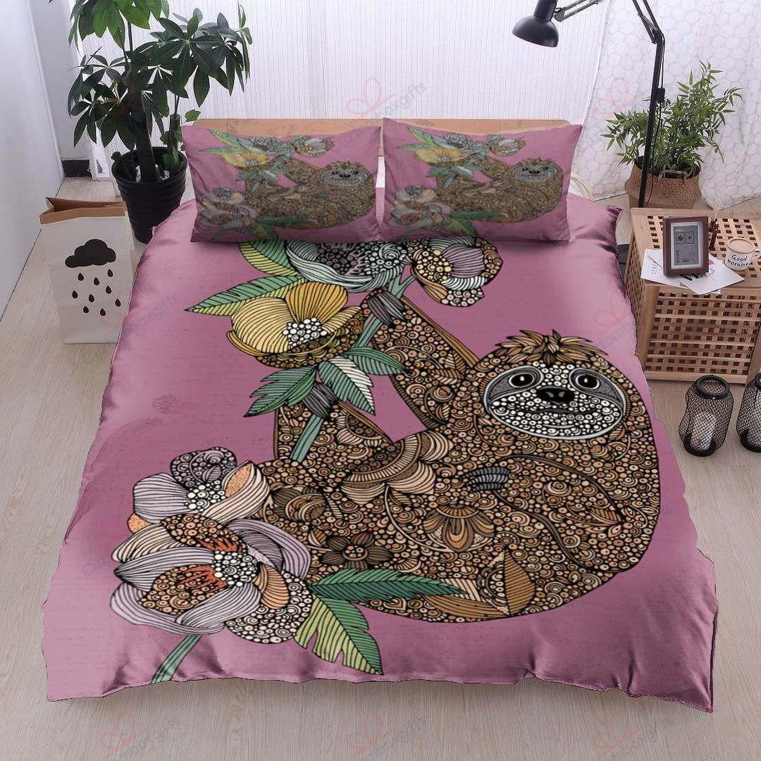 Sloth Wild World Printed Bedding Set