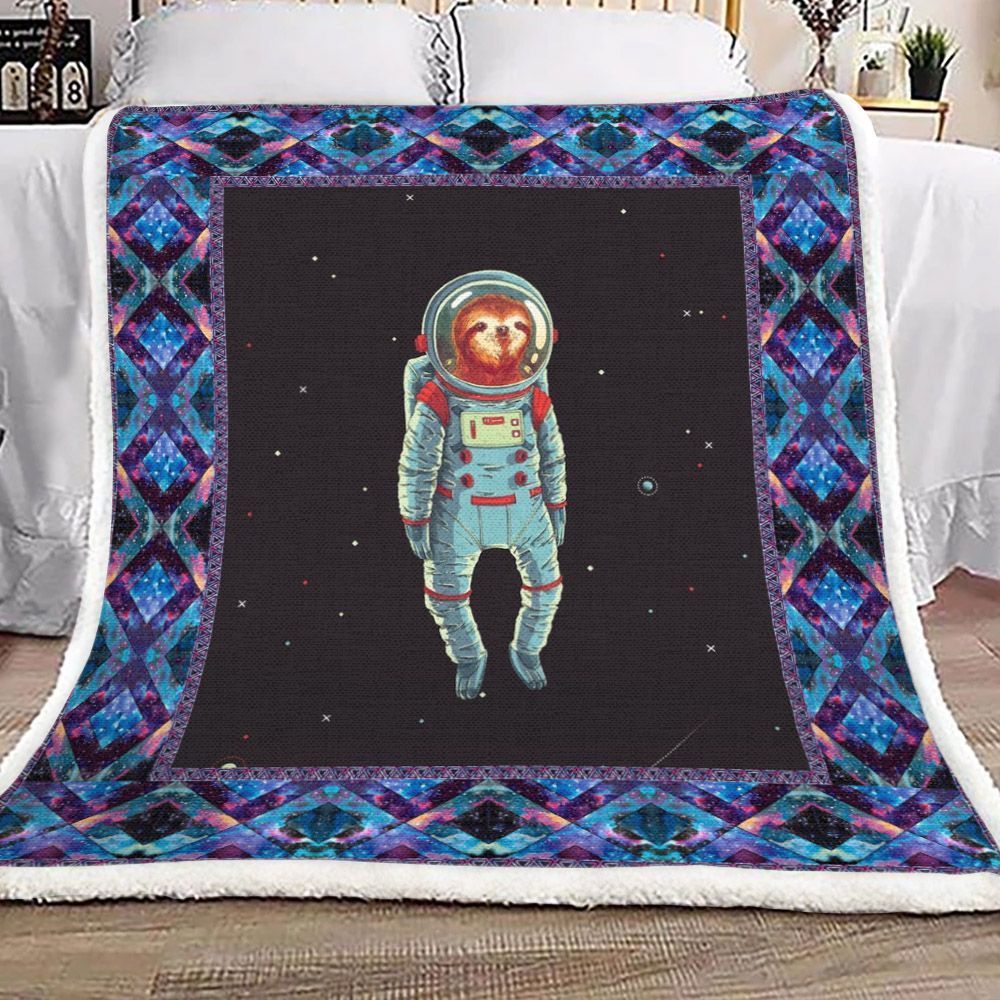 Sloth Sherpa Fleece Blanket